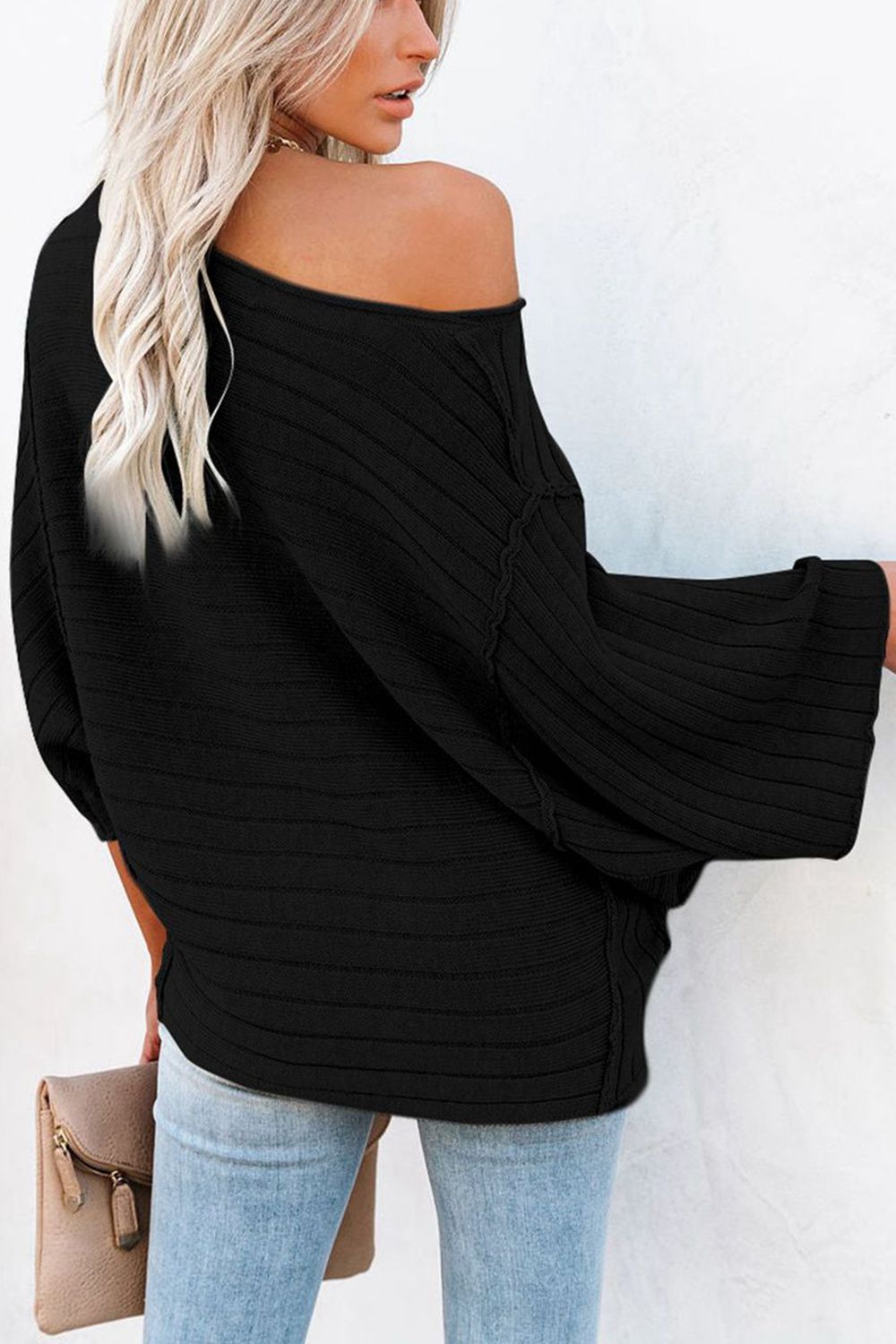 Round Neck Long Sleeve Knit Top CMP