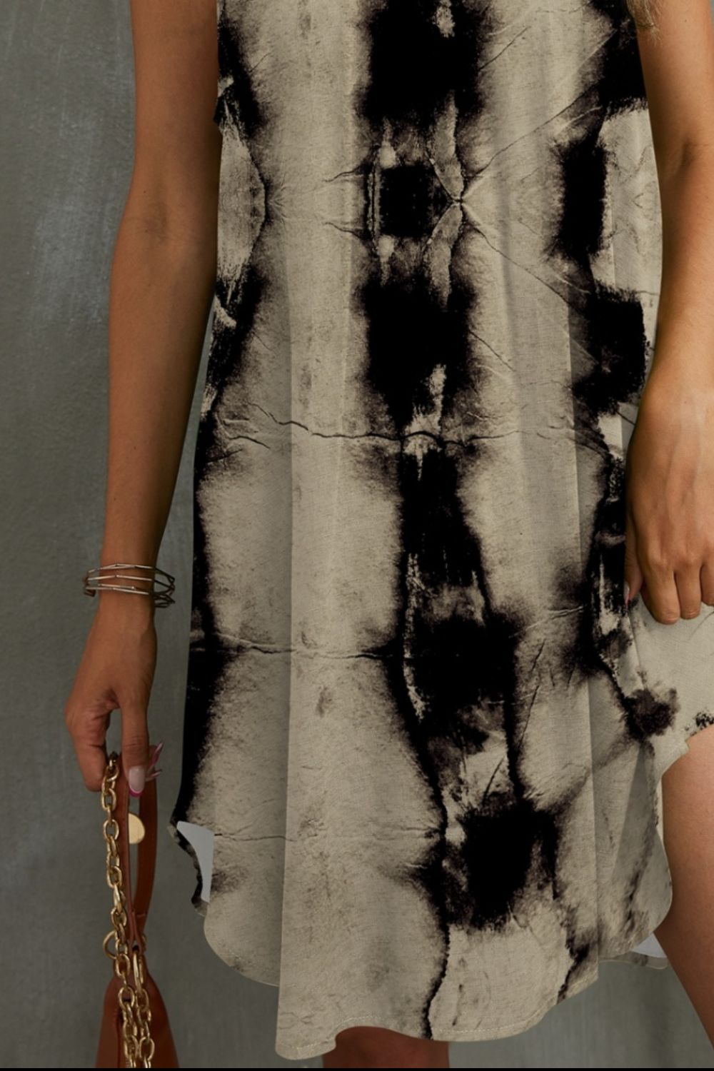 Tie-Dye Grecian Neck Dress CMP