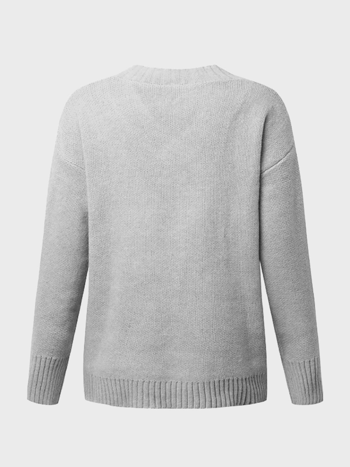 V-Neck Long Sleeve Knit Top CMP