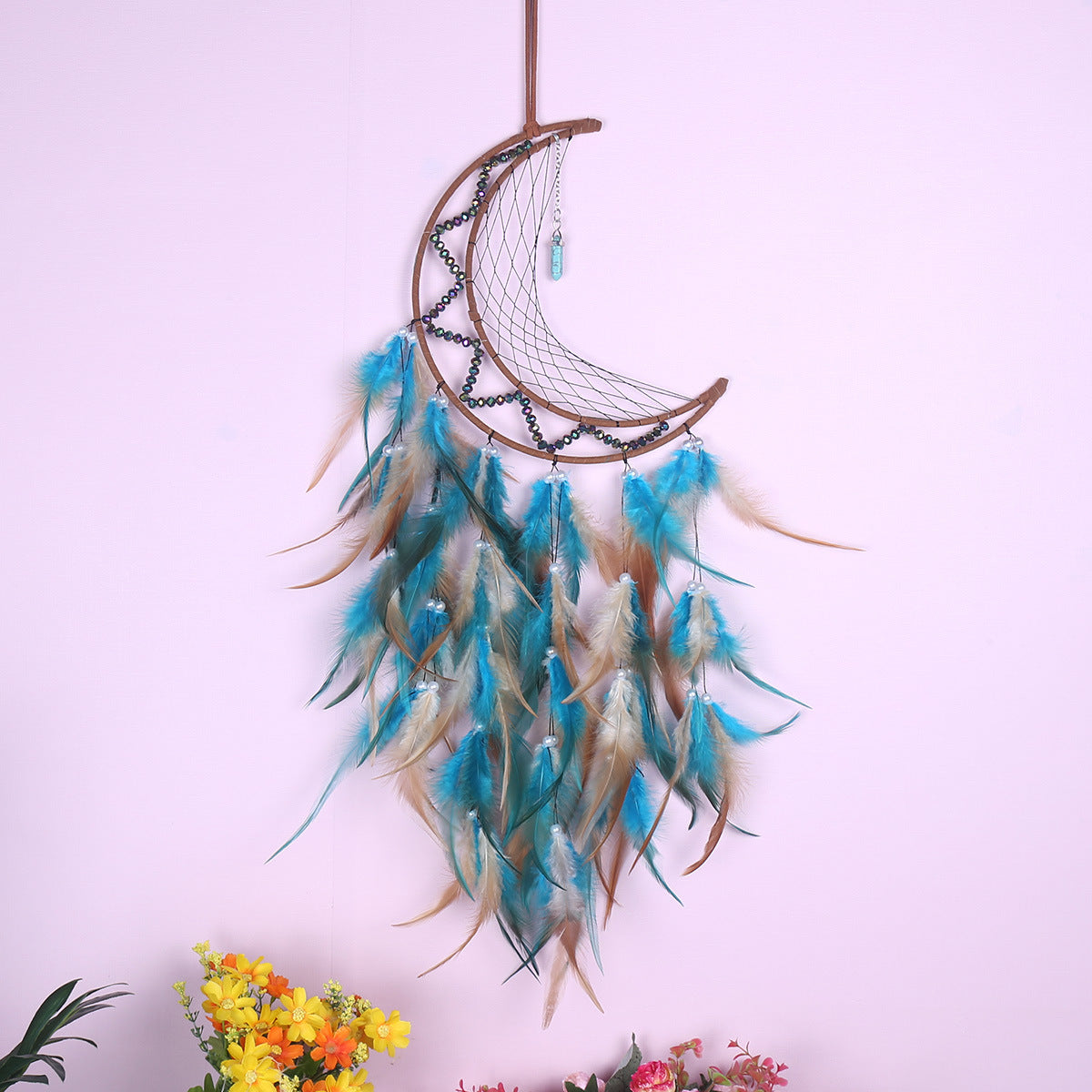 Creative Style Feather Dream Catcher Pendant CMP