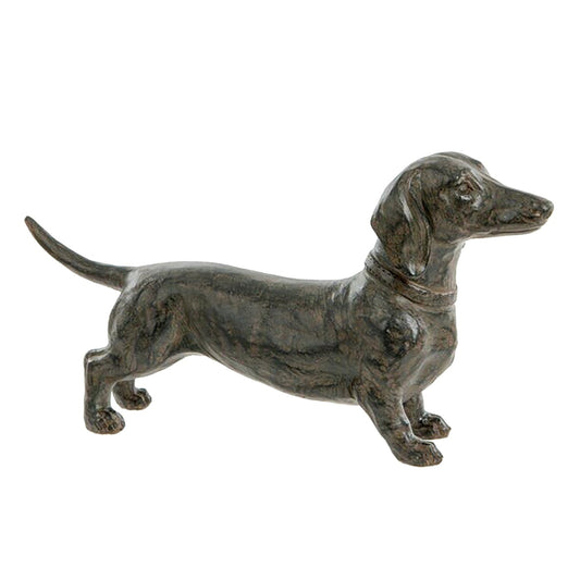 Dachshund Statue Garden Decor-Yard Lawn Resin Dog Sculpture CMP