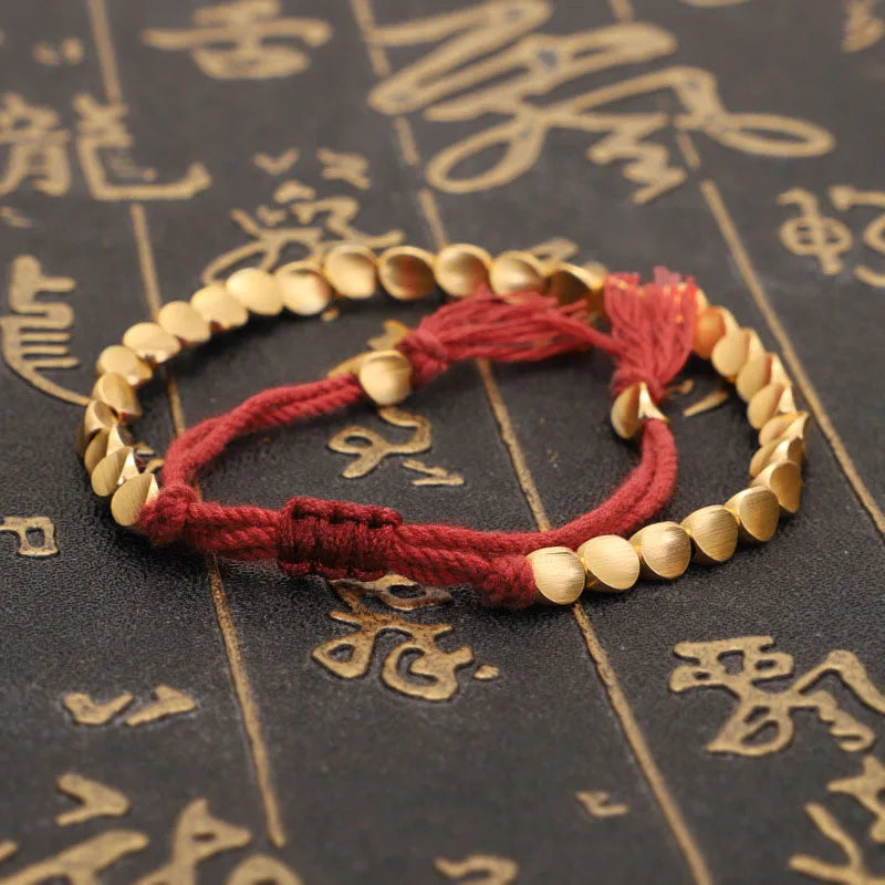 Handmade Tibetan Copper Bead Bracelets