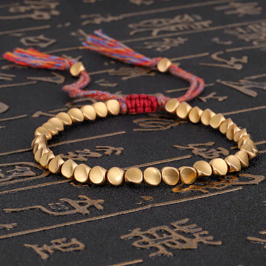 Handmade Tibetan Copper Bead Bracelets