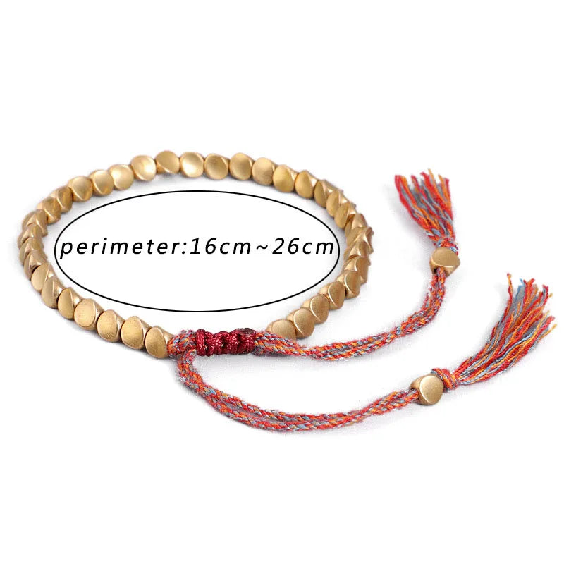 Handmade Tibetan Copper Bead Bracelets