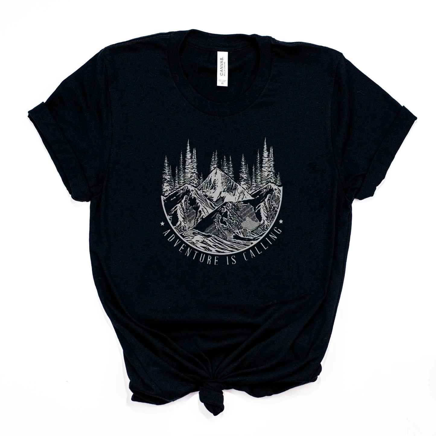 Adventure Is Calling Mountain Themed T-Shirt