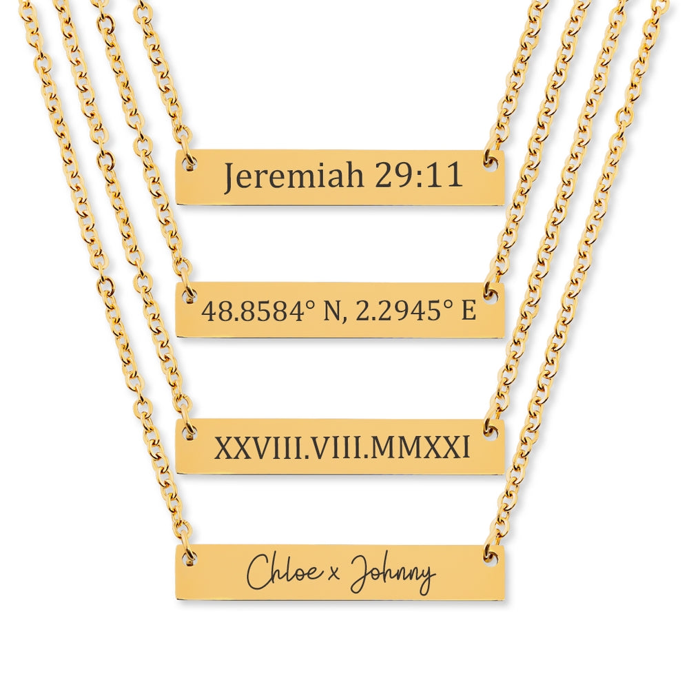 Horizontal Bar Necklace CMP