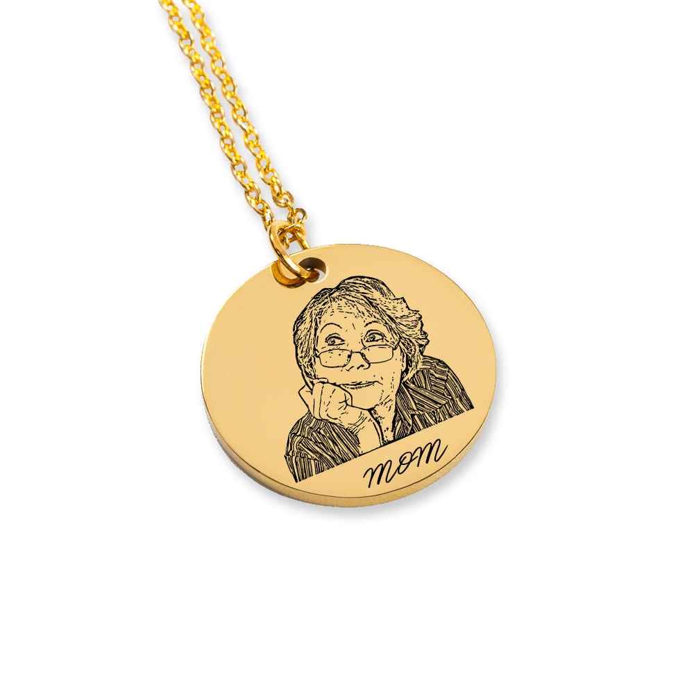 Human Portrait Pendant CMP