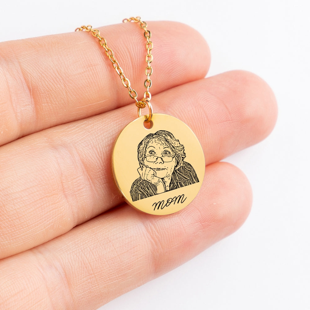 Human Portrait Pendant CMP