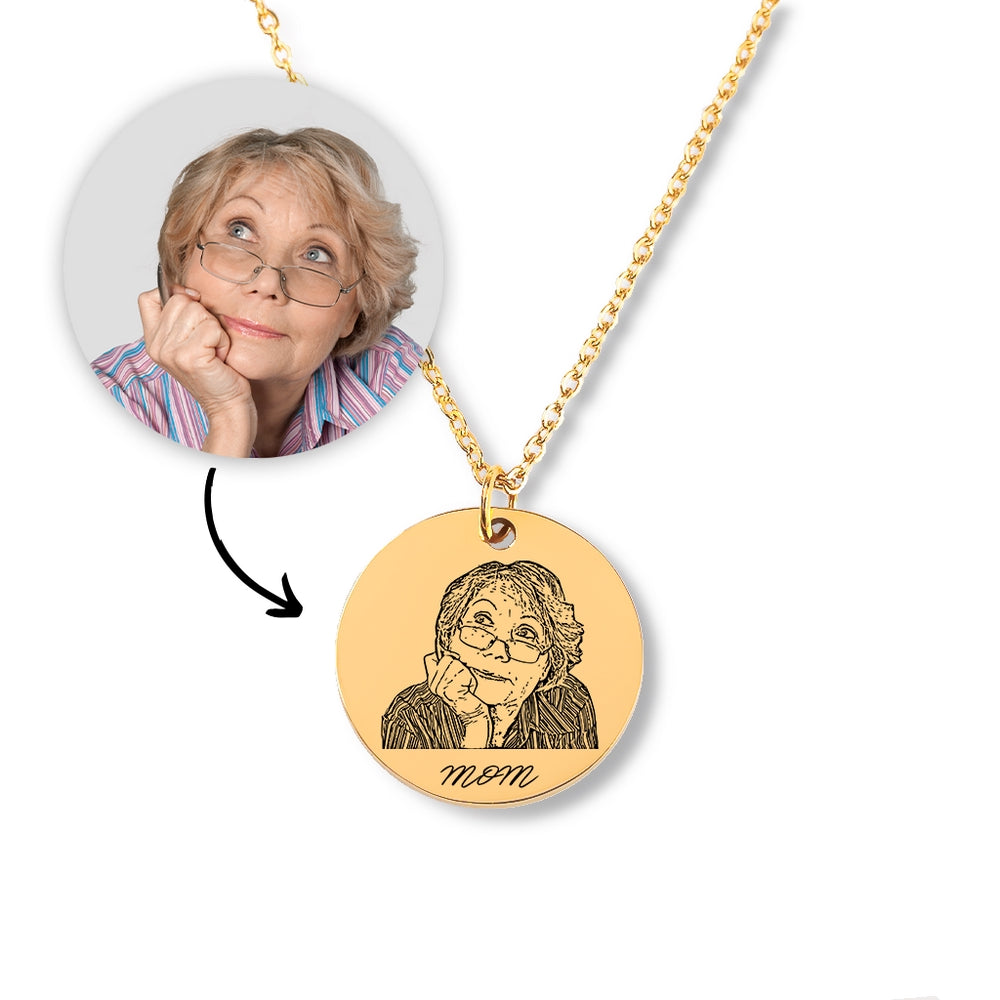 Human Portrait Pendant CMP