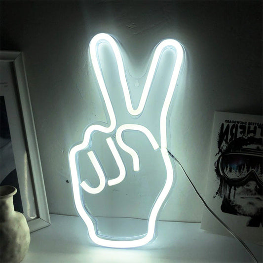 New Style Transparent Backboard Neon Lights, Decorative Atmosphere Creative Neon CMP