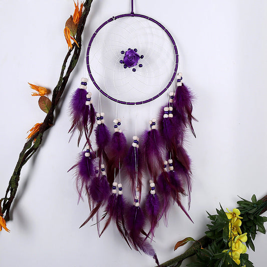 Purple Rose Dream Catcher CMP