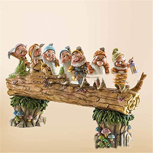 Resin Seven Dwarfs Gnome Garden Decor CMP