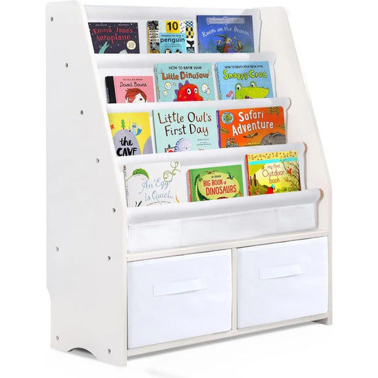 Kids Sling Book Rack with Storage