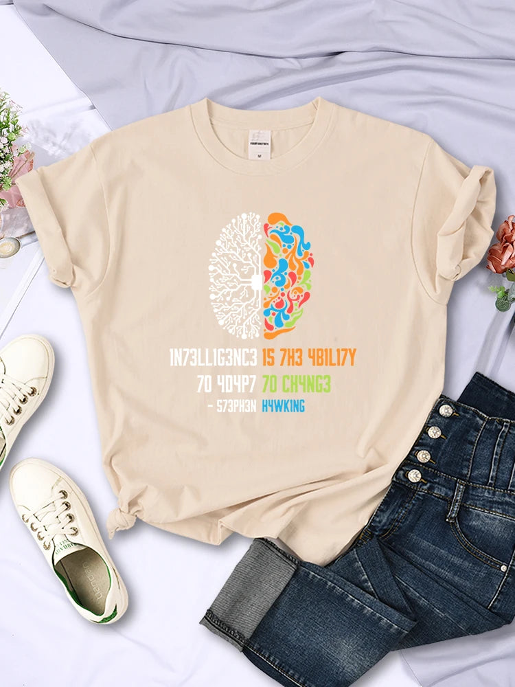 Intelligence Is The Ability To Adapt To Change T-Shirt