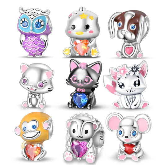 Animals Cute Pet Series Charms