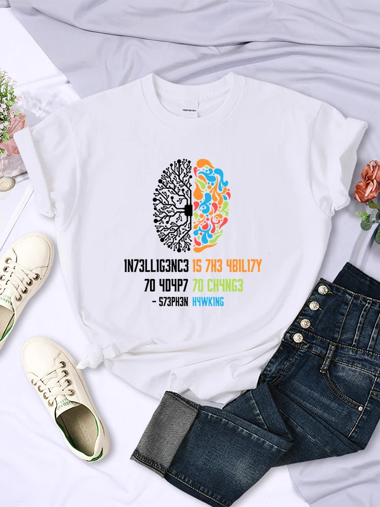 Intelligence Is The Ability To Adapt To Change T-Shirt