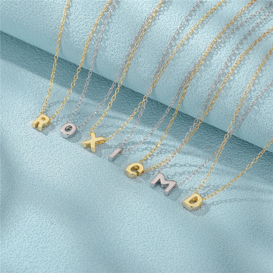 26 English Alphabet Letters Pendant Necklaces