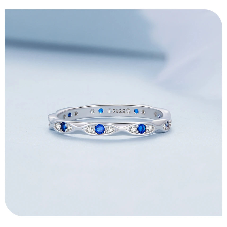 Evil Eye Zircon Band