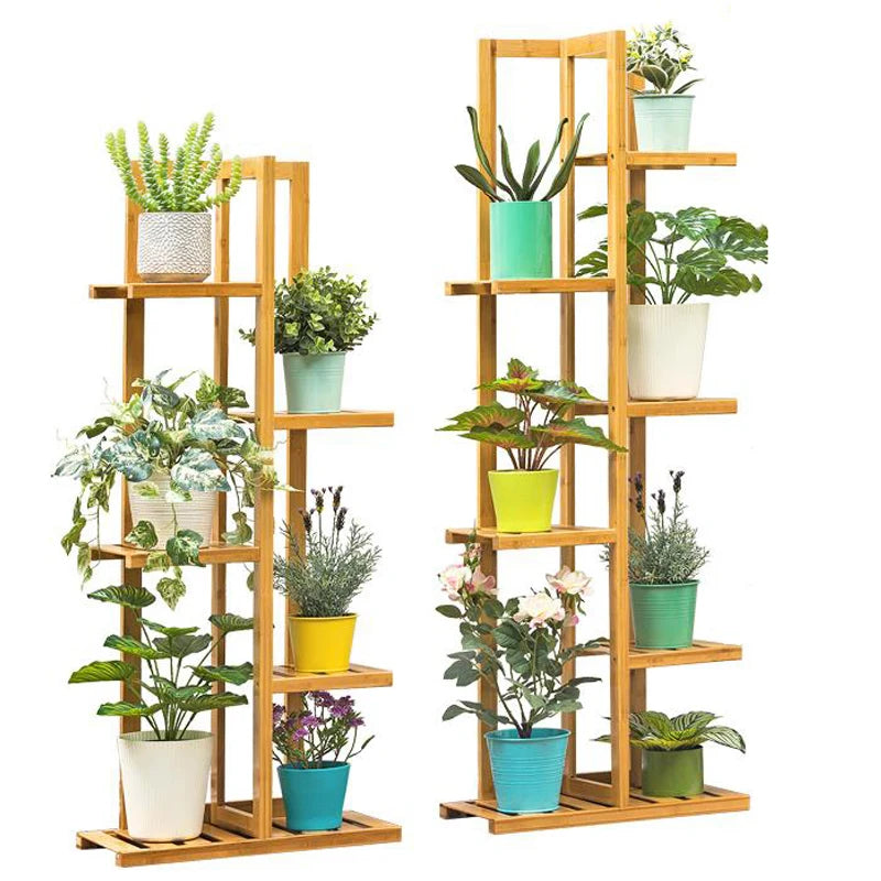 Bamboo 5 / 6  Tier Plant Stands