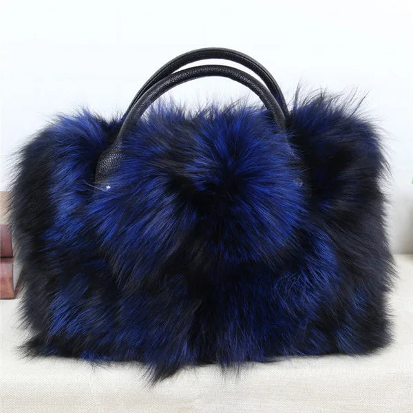 Fox Fur Cross Body Bags