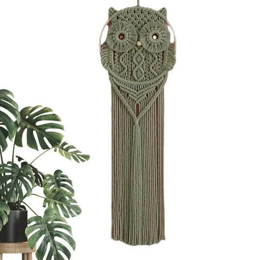 Owl Macrame Wall Decor