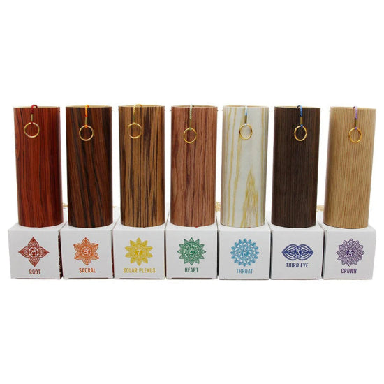 Natural Bamboo Chord Wind Chime Set