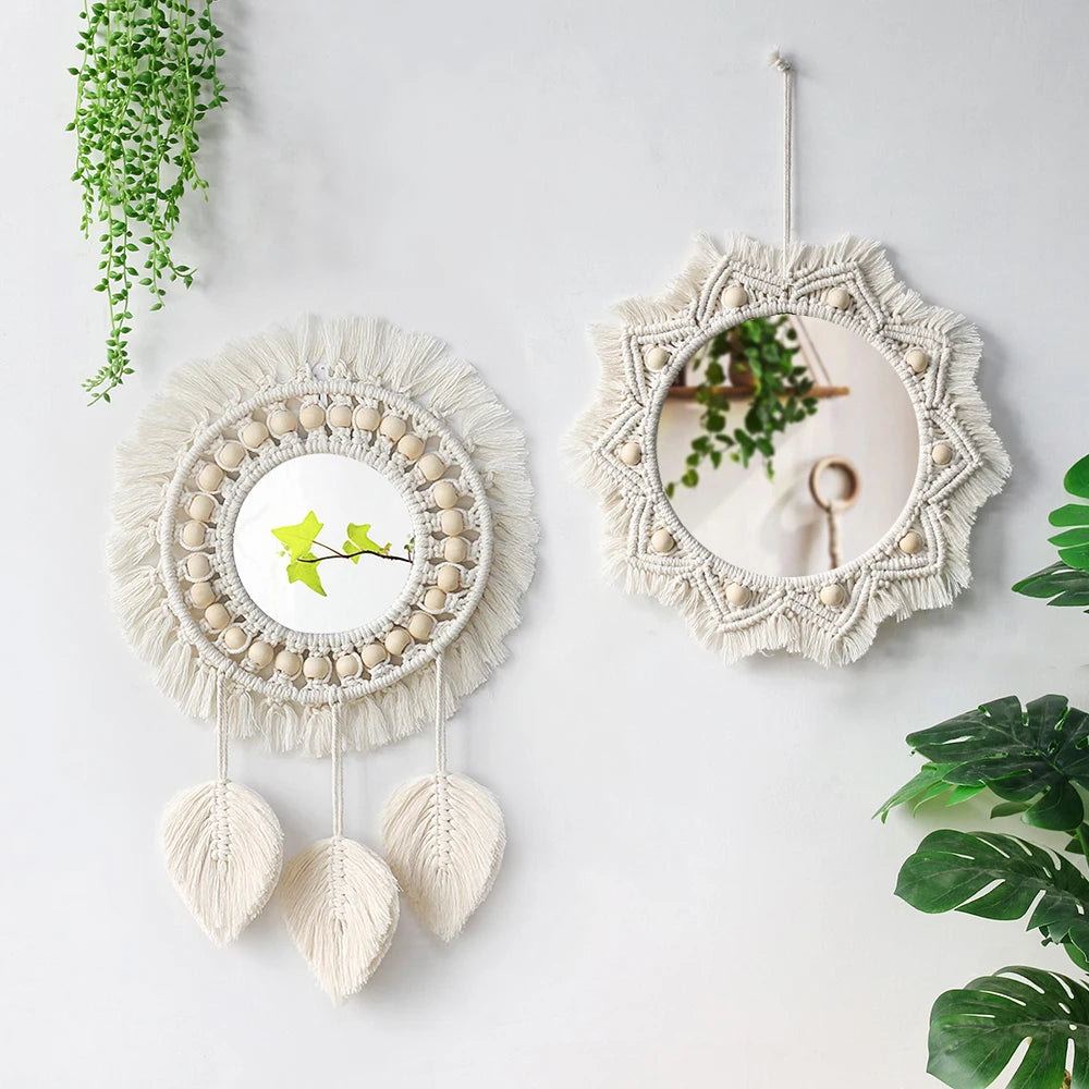 Macrame Decorative Mirrors Boho Home Decor