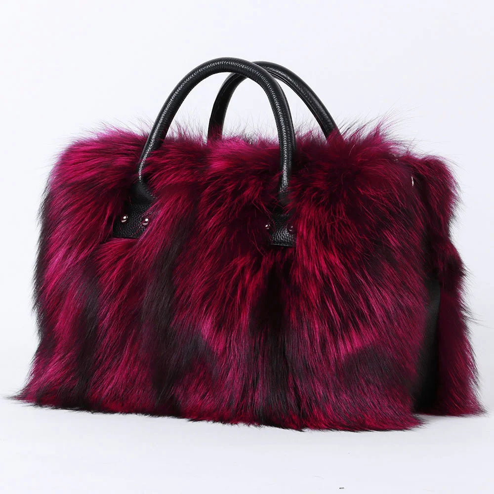 Fox Fur Cross Body Bags