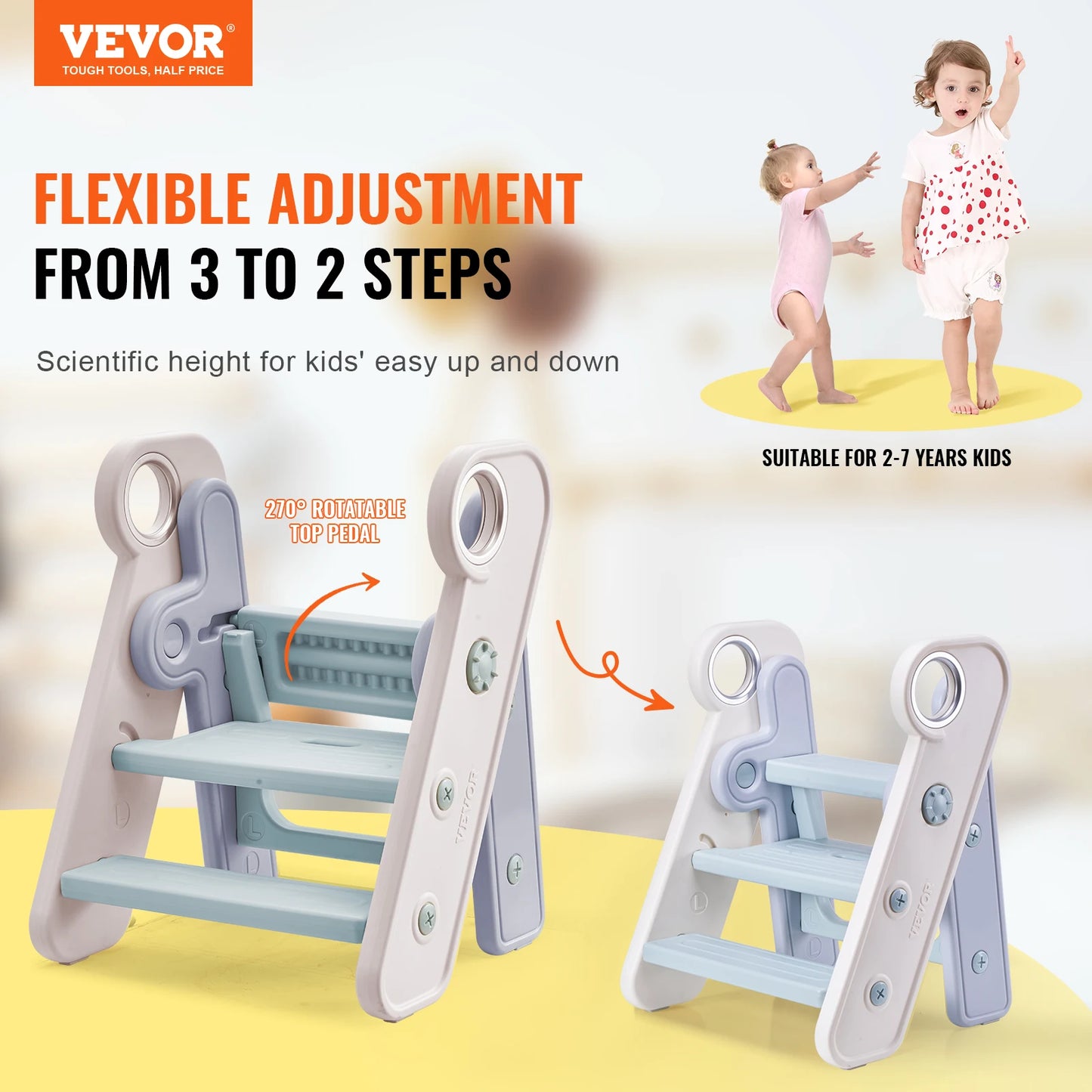 Toddler Step Stool Kitchen Helper