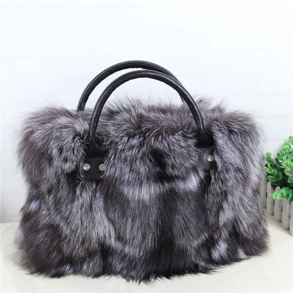 Fox Fur Cross Body Bags