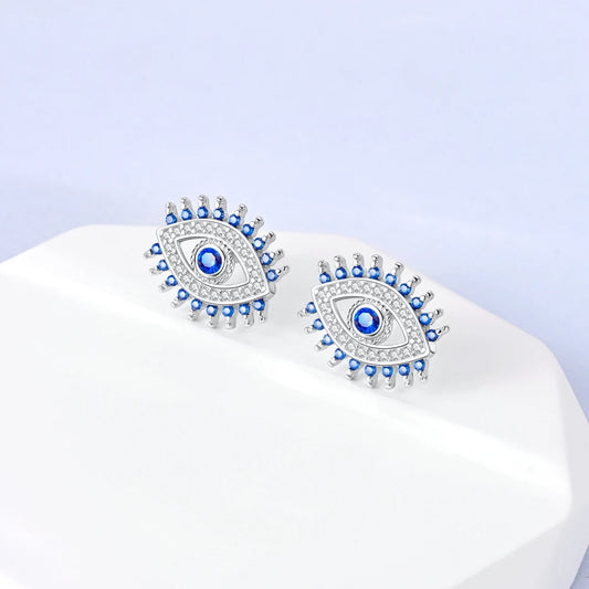 Evil Eye Stud Ear Rings