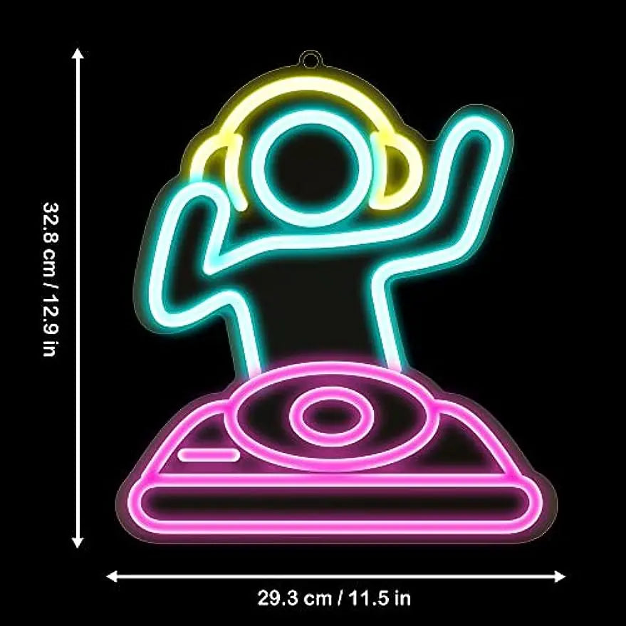 Enseigne au néon LED pour lecteur DJ 