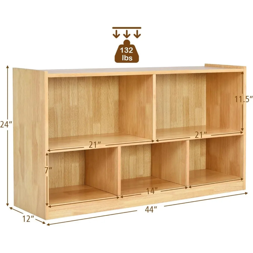 Wooden Freestanding Classroom Shelves