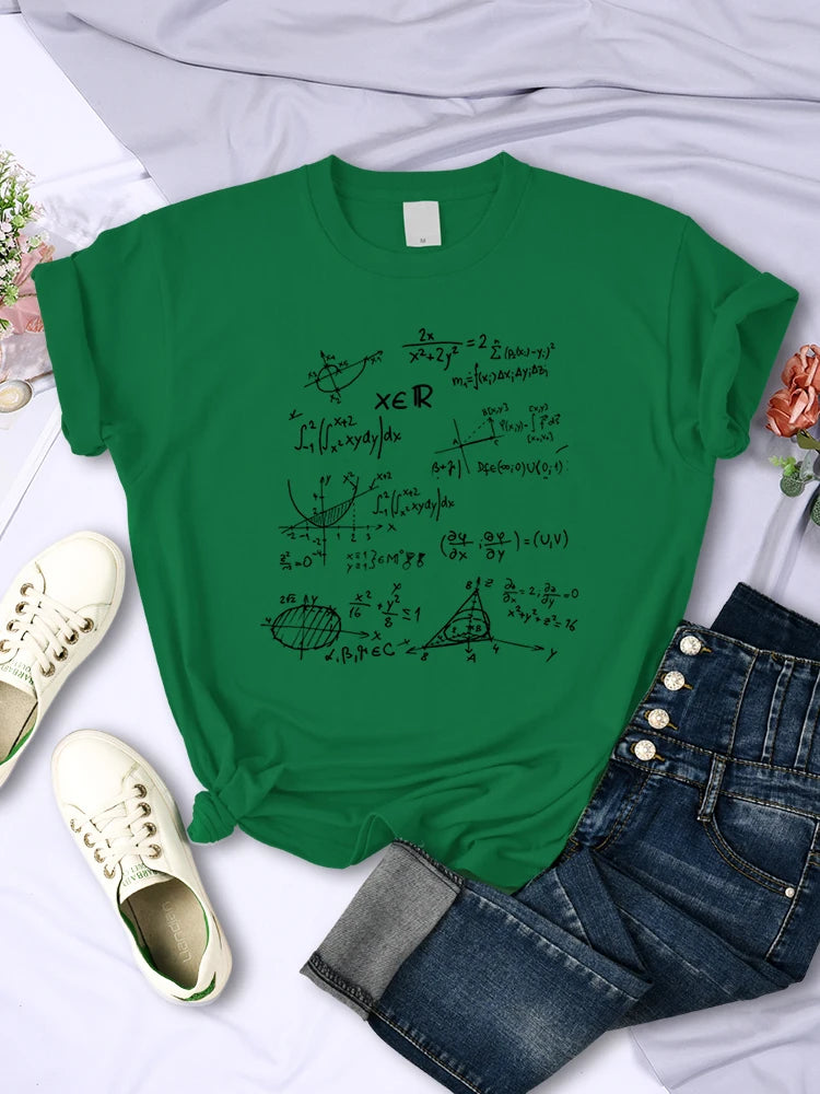 Mathematical Formula Print T-Shirt