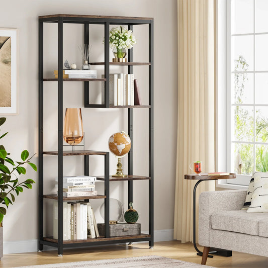 Tribesigns 6-Tier Tall Bookshelf Bookcase