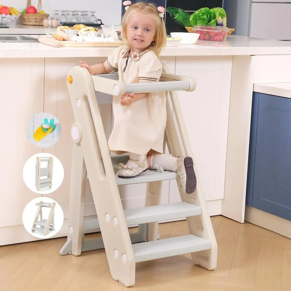 Toddler Tower Kitchen Stool Helper