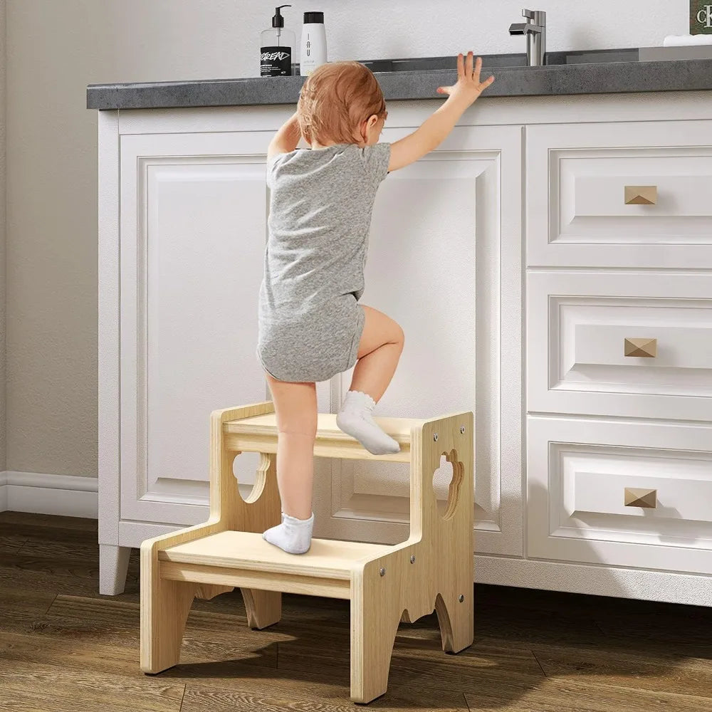 Wooden Toddler Step Stool