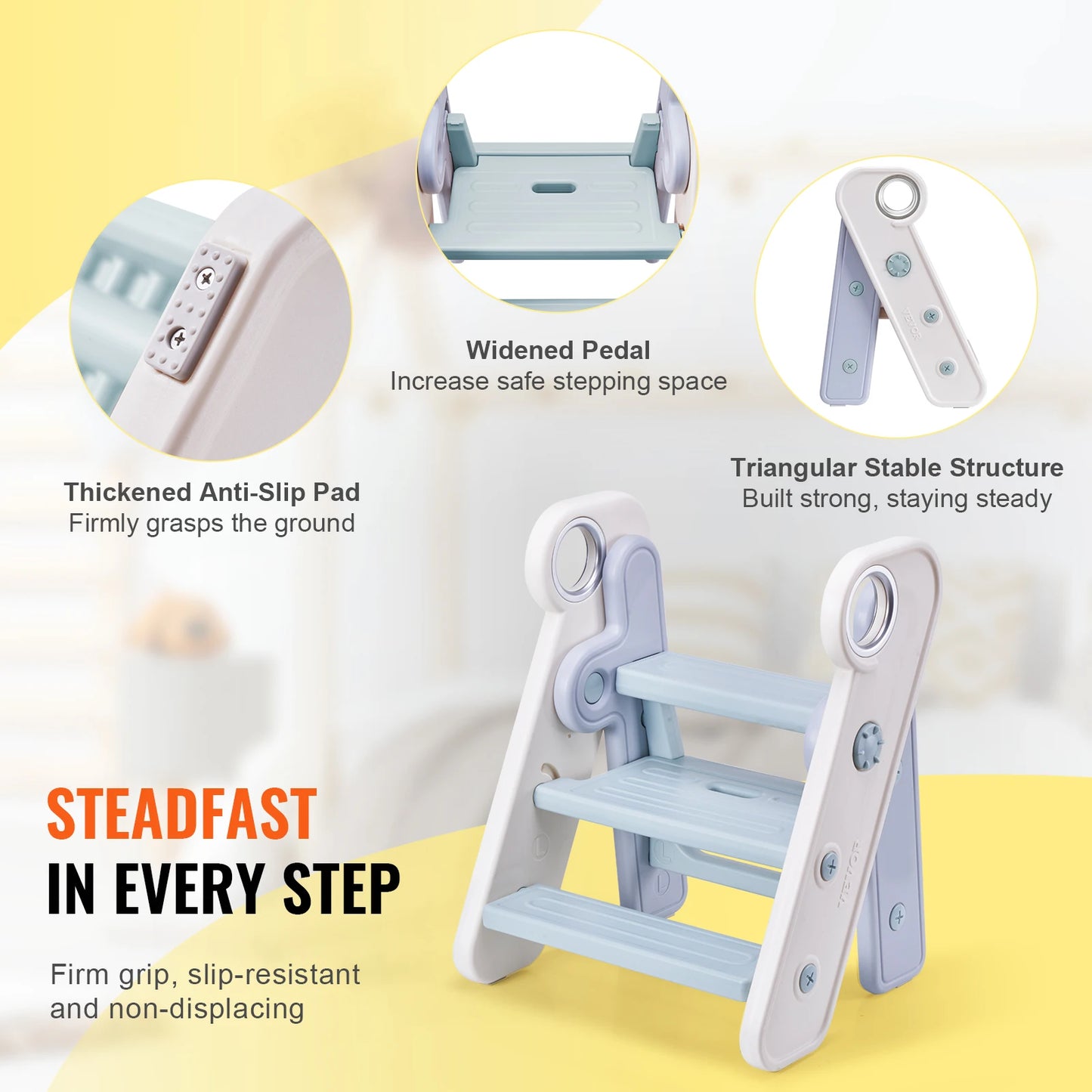 Toddler Step Stool Kitchen Helper