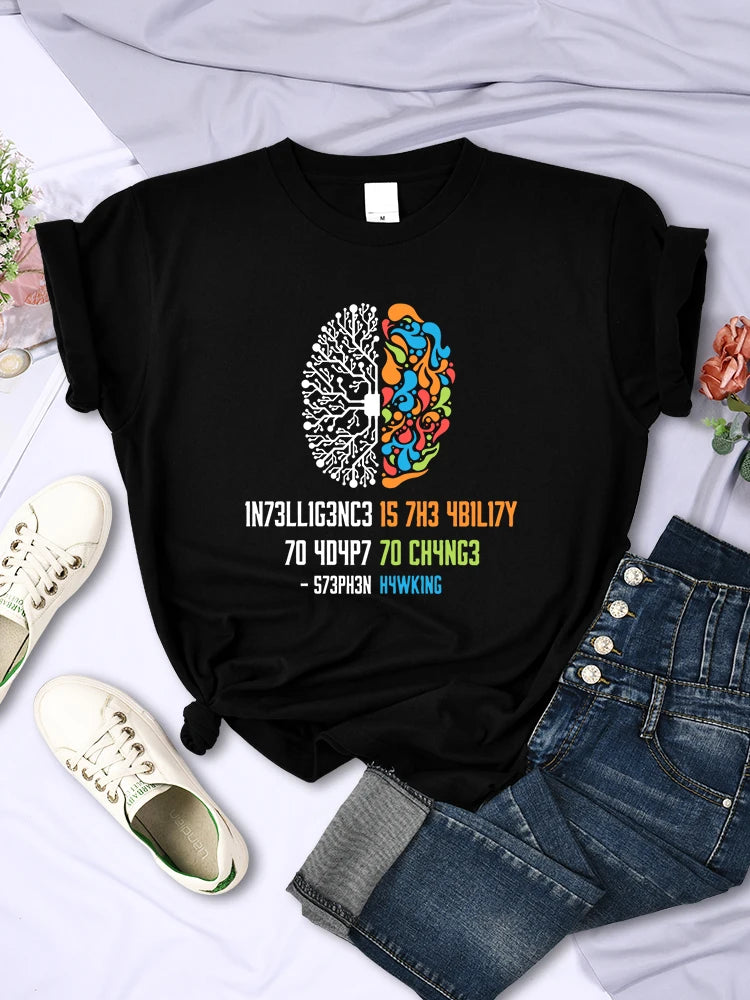 Intelligence Is The Ability To Adapt To Change T-Shirt