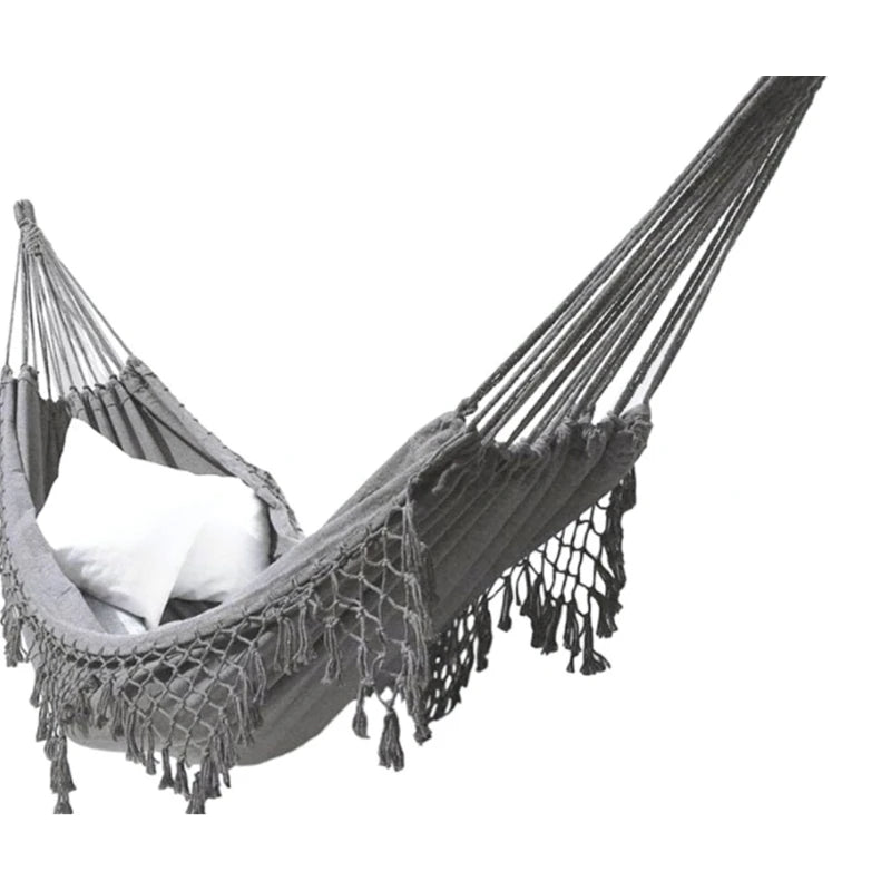 Bohemian Macrame Double Hammock