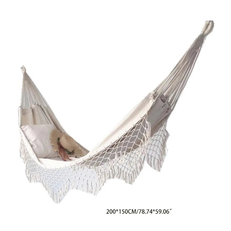 Bohemian Macrame Double Hammock