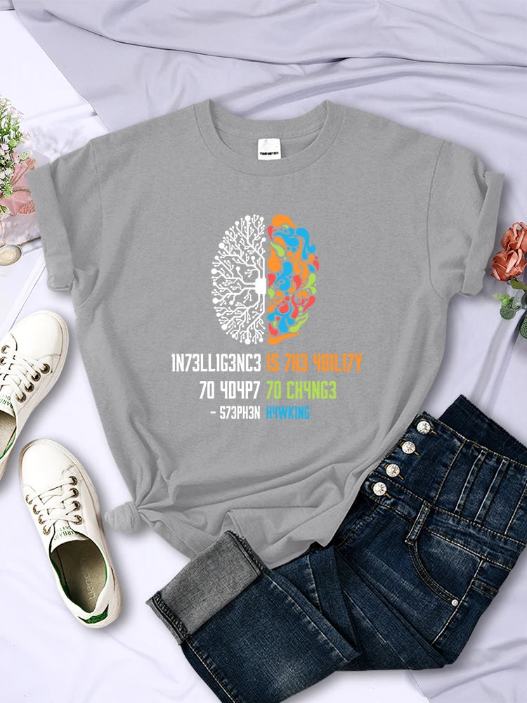 Intelligence Is The Ability To Adapt To Change T-Shirt