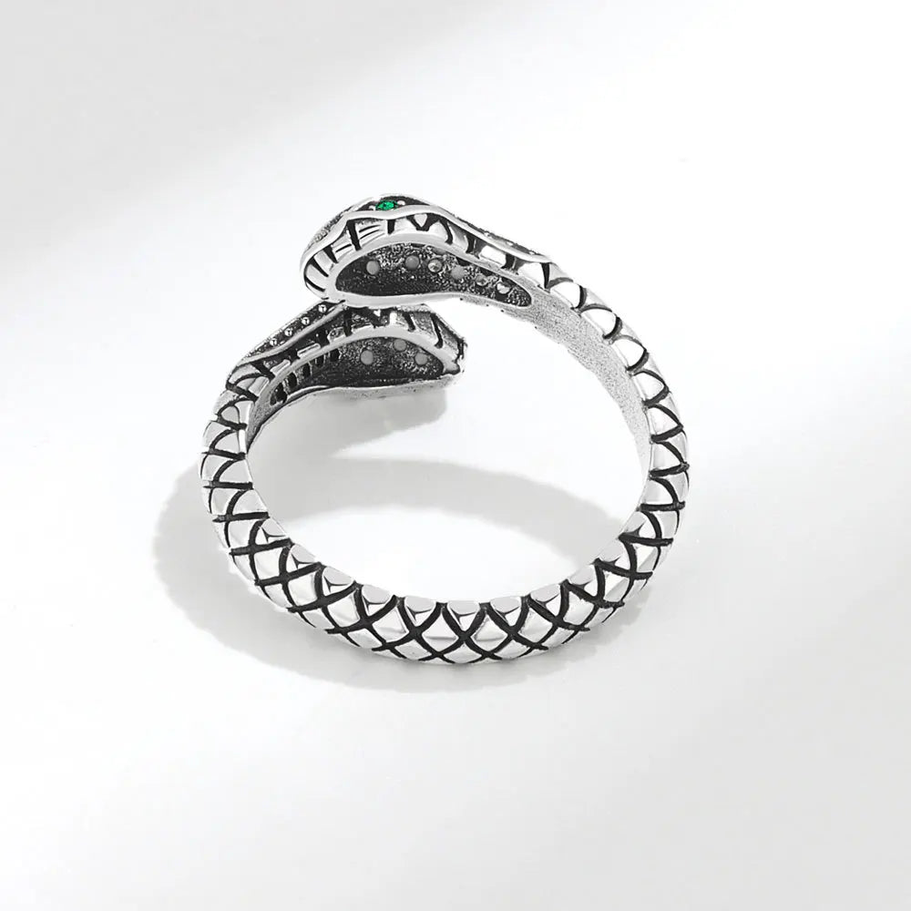 Sterling Silver Adjustable Snake Ring