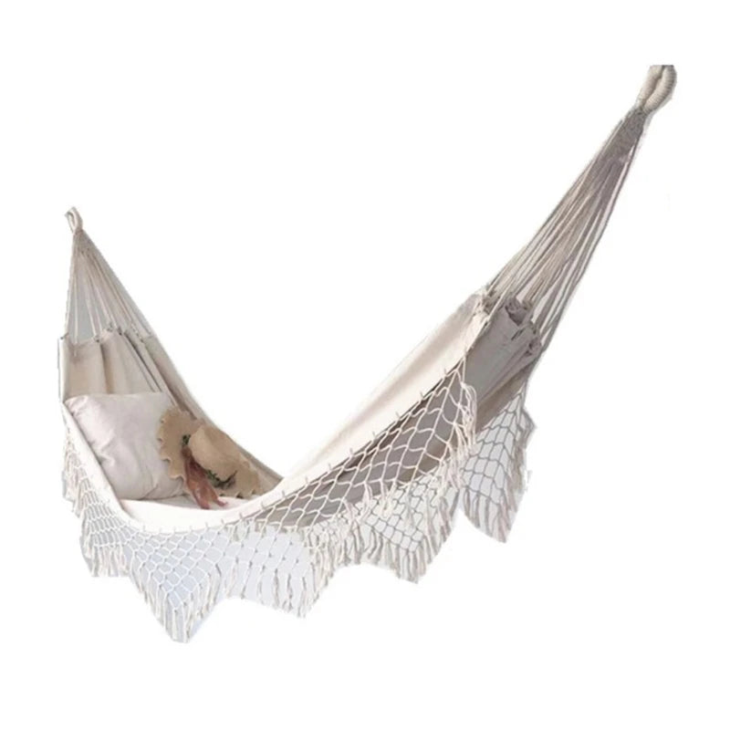 Bohemian Macrame Double Hammock