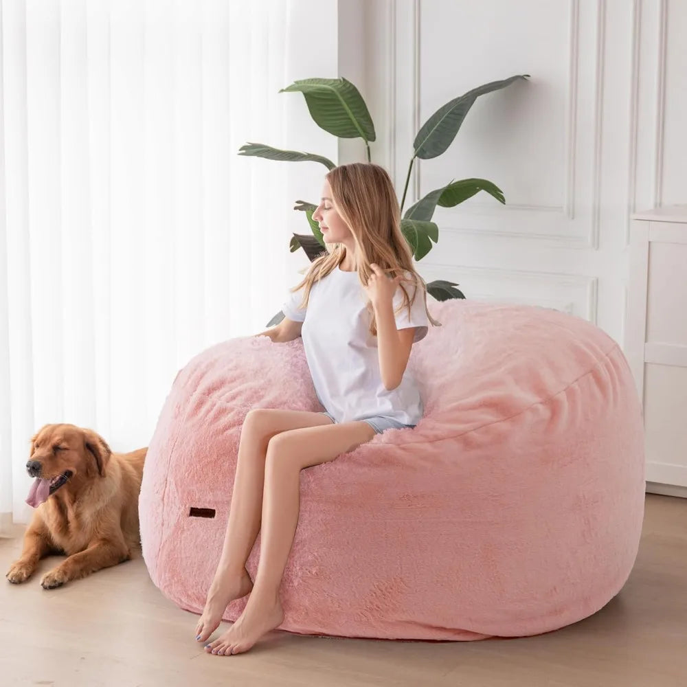 Convertible Beanbag-Folds from Lazy Chair to Floor Mattress Bed