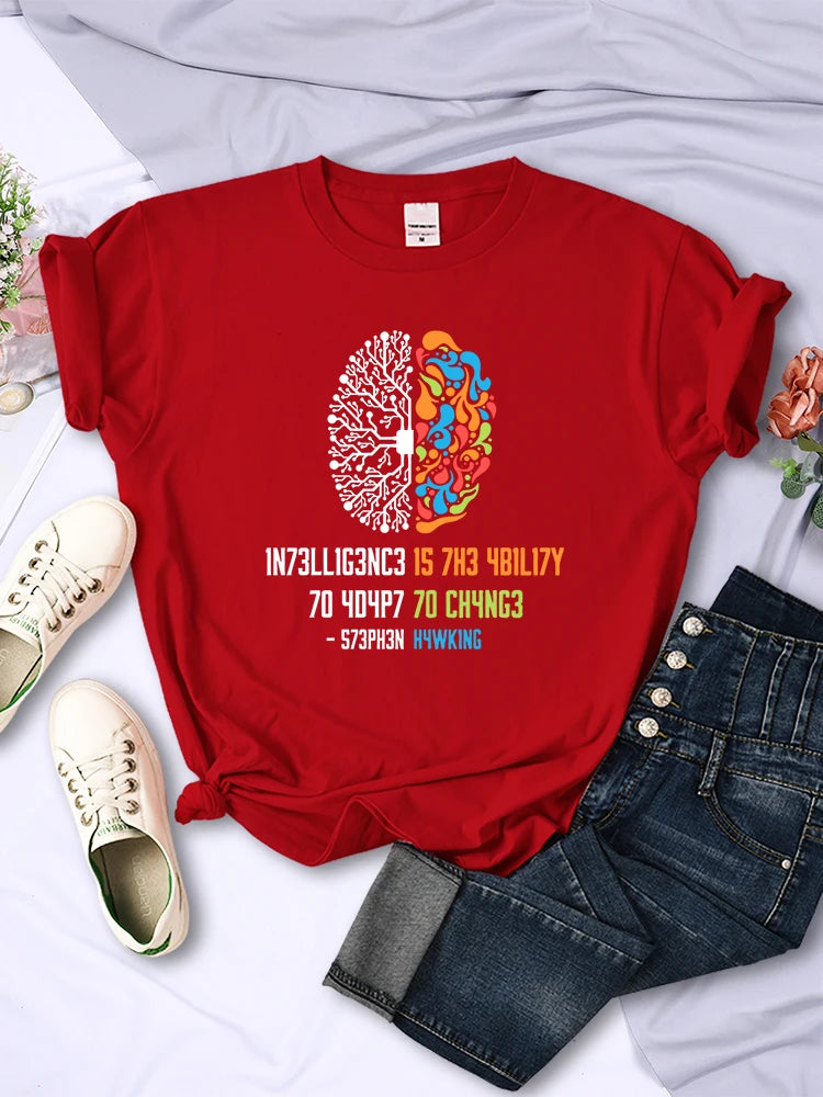 Intelligence Is The Ability To Adapt To Change T-Shirt