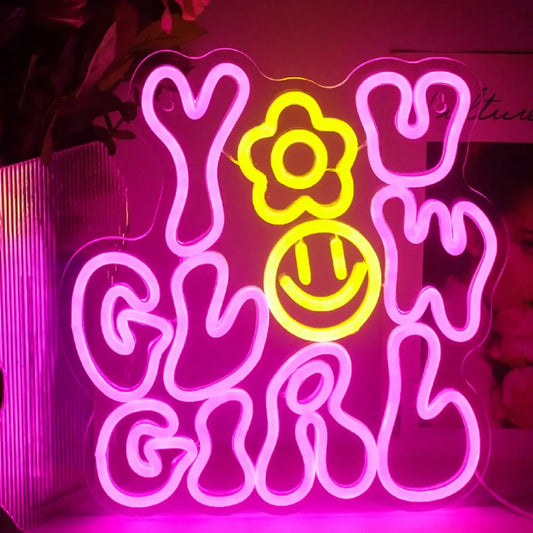 You Glow Girl Neon Sign