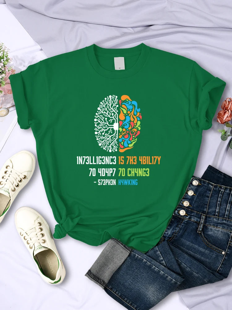 Intelligence Is The Ability To Adapt To Change T-Shirt