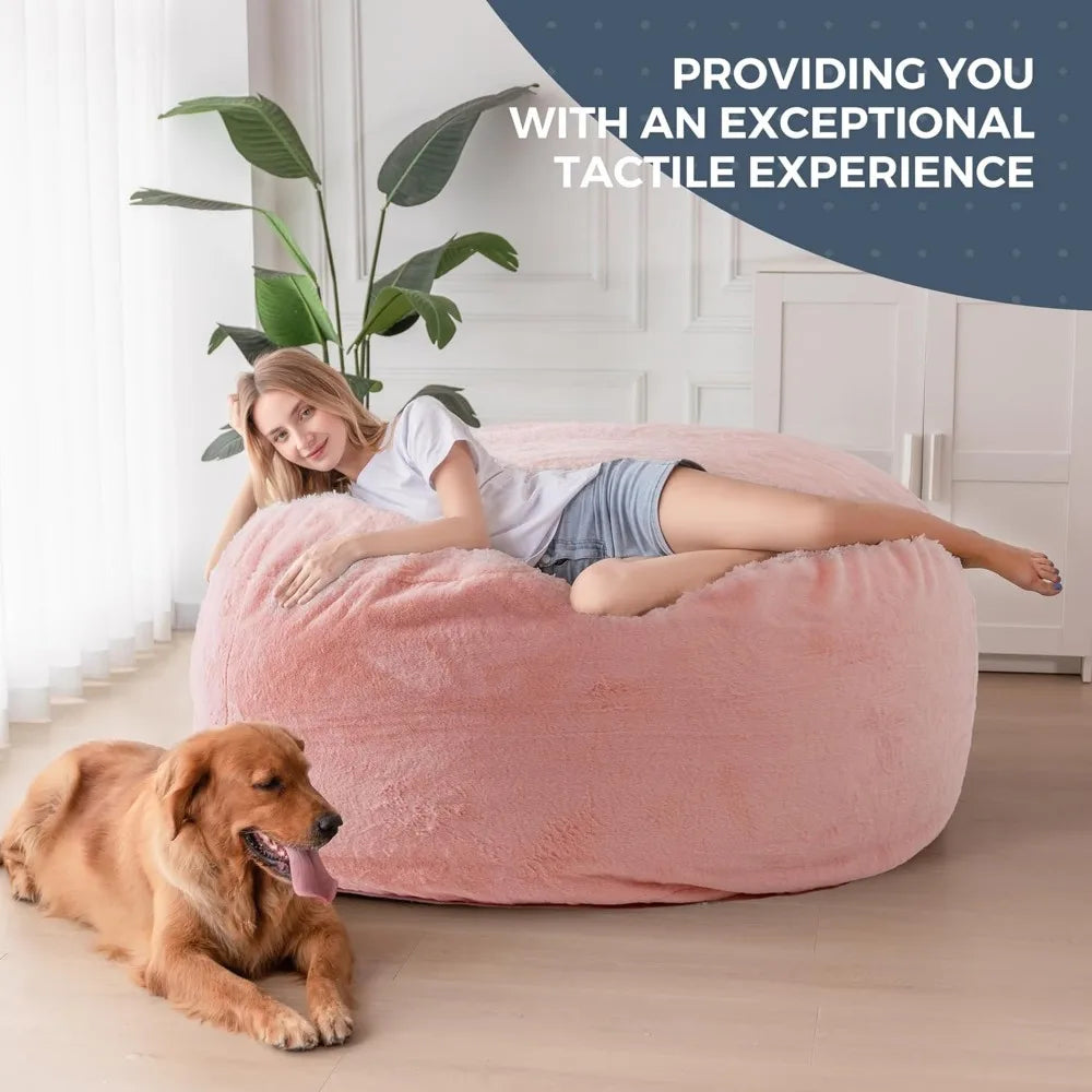 Convertible Beanbag-Folds from Lazy Chair to Floor Mattress Bed