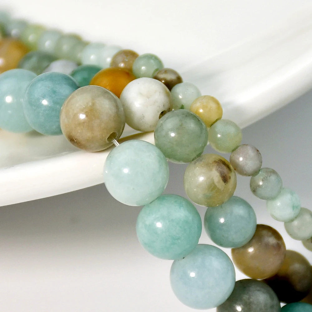 Natural Amazonite Beaded Necklaces